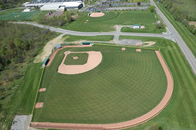 The Tompkins Cortland baseball field. Photo by Robert Ross