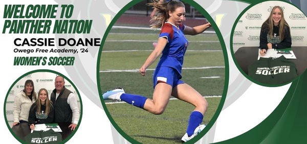 Welcome to Panther Nation
Cassie Doane
Owego Free Academy, '24
Women's Soccer