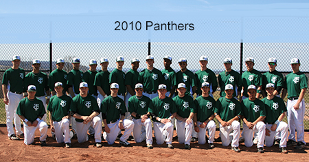 2010 Panthers Baseball Team